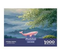 Discord_sinoshow_24085_a_Pink_Whale_Floating_Over_Los_Angeles_in_The_St_6e3ad57e-b293-4d2b-93ff-603e9ee67950_3 1000 Pièces Casse-tête Stimulant Et Éducatif Jeu De Puzzle, Cadeau De Noël Aux Images Éc