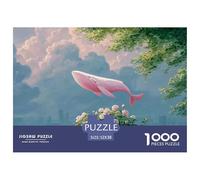 Discord_sinoshow_24085_a_Pink_Whale_Floating_Over_Los_Angeles_in_The_St_6e3ad57e-b293-4d2b-93ff-603e9ee67950_1 1000 Pièces Casse-tête Stimulant Et Éducatif Jeu De Puzzle, Jeu Familial Anti-Stress, Ca