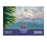 Discord_sinoshow_24085_an_Orange_Bus_is_Floating_on_The_Lake_Surrounded_0491cfaa-abea-4b4d-b8da-d60e959c2880_1 1000 Pièces Casse-tête Difficile, Dur, Quasi Impossible Puzzle, Jouets Éducatifs Uniques