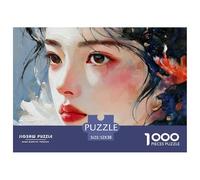 Discord_sinoshow_24085_Portrait_of_a_Young_Woman_in_The_Style_of_yoji_s_5a8525e8-29db-4d23-86c3-e6e50e029e36_1 1000 Pièces Puzzles Difficile, Dur, Quasi Impossible Puzzle, Jeu Familial Anti-Stress, C