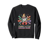 Discothèque rétro Funky Little GNOME Dude Sweatshirt
