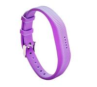 Discount Affaire Bracelet de Rechange Remplacement pour Fitbit Flex 2, Boucle en Acier Inoxydable Silicone Souple Classique pour Tracker d'activité Fitbit Flex 2 (Violet)
