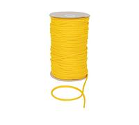 Discount Fabrics LTD Cordon tressé anorak durable - 4 mm de large - Cordon de serrage en polyester pour sweat à capuche et vêtements (jaune, 5 m)