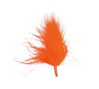 Discount Mariage - Sachet de plumes de couleur orange