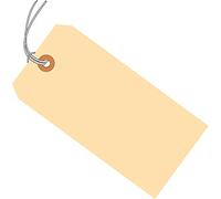 Discount Tag & Label Lot de 1 000 étiquettes d'expédition Manille, cordées, 13 pt, 4 3/4' x 2 3/8', 5