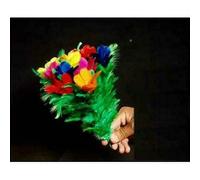 DiscountMagic Bouquet de 10 Fleurs Plumes Multicolore Anniversaire