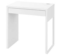 DiscountSeller MICKE Bureau Blanc 73 x 50 cm Durable et facile d'entretien Bureau d'ordinateur Table & Bureau Meubles Respectueux de l'environnement
