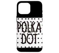 Discours à Pois Noirs et Blancs Coque pour iPhone 16 Pro Max