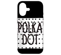 Discours à Pois Noirs et Blancs Coque pour iPhone 17