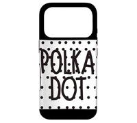 Discours à Pois Noirs et Blancs Coque pour iPhone 17 Pro