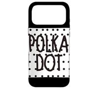 Discours à Pois Noirs et Blancs Coque pour iPhone 17 Pro Max