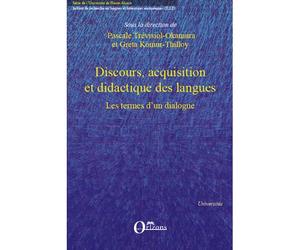 Discours, acquisition et didactique des langues Les termes d'un dialogue - Greta Komur-Thilloy - L'harmattan - broché - Essai