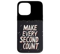 Discours amusant avec le costume Make Every Second Count Coque pour iPhone 13 Pro Max