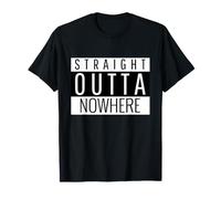 Discours Amusant de Straight Outta Nowhere sur Une bannière Amusante T-Shirt