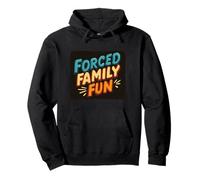 Discours Amusant en Famille Multicolore Sweat à Capuche