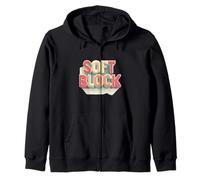 Discours coloré Soft Block Sweat à Capuche