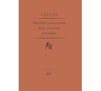 Discours concernant deux sciences nouvelles