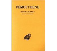 Discours d'apparat - Epitaphios, Eroticos - Démosthène - Belles Lettres - Livre