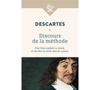Discours de la méthode Pour bien conduire sa raison, et chercher la vérité dans les sciences - René Descartes - Librio - Poche - Essai