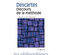 Discours de la méthode - René Descartes - Vrin - Poche - Livre