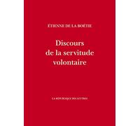 Discours de la servitude volontaire
