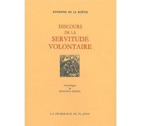 Discours de la Servitude Volontaire - Etienne de La Boétie - William Blake - broché - Livre