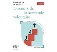 Étienne de La Boétie – Discours de la servitude volontaire – Bac 2026 – Poche (Gallimard)