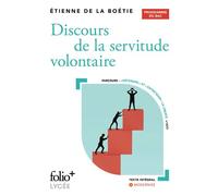 Étienne de La Boétie – Discours de la servitude volontaire – Bac 2026 – Poche (Gallimard)