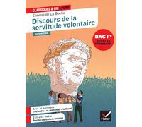 Discours de la servitude volontaire (oeuvre au programme du Bac de français 2026, 1re) Suivi du parcours « Défendre et entretenir la liberté » - Etienne La Boétie - Hatier - broché - Scolaire / Univer