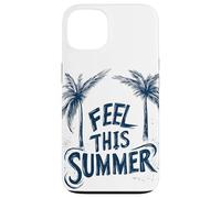 Discours de Pretty Feel this Summer pour les amoureux des palmiers Coque pour iPhone 13