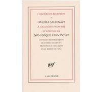 Danièle Sallenave & Dominique Fernandez – Discours à l'Académie française et réponse – Broché