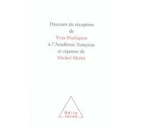 Discours De Réception De Yves Pouliquen À L'académie Française Et Réponse De Michel Mohrt