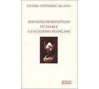 Discours De Reception Du Diable A L'academie Francaise