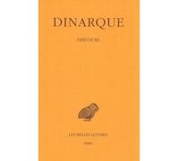 Discours - Dinarque - Belles Lettres - broché - Essai