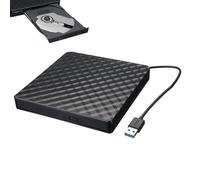 Discours dur externe USB - stockage portable ultra fin, enregistreur de données multifonction amortissant, construction ABS fiable | Sauvegarde haute capacité pour ordinateurs portables de bureau