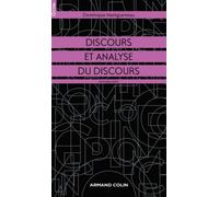 Discours et analyse du discours: Une introduction