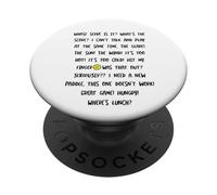 Discours et Phrases drôles de Pickleball, Dictons de Pickleball PopSockets PopGrip Adhésif