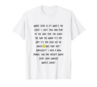 Discours et Phrases drôles de Pickleball, Dictons de Pickleball T-Shirt Graphique avec Valeur