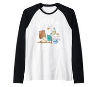 Discours is My Dough-Main Goose Baker Pun SLP Manche Raglan