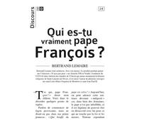 Discours N° 0 - Qui Es-Tu Vraiment Pape François ?