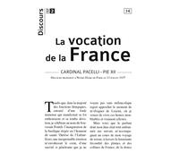 Discours N° 2: La vocation de la France