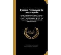 Discours Préliminaire De L'encyclopédie