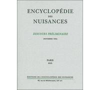 Discours préliminaire de l'Encyclopédie des nuisances - Jaime Semprun - Encyclopedie Des Nuisances Eds - broché - Essai