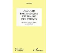 Discours Préliminaire Du Traité Des Études
