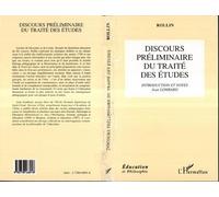 Discours Préliminaire du Traité des Études