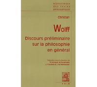 Discours préliminaire sur la philosophie en général