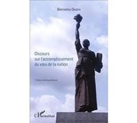 Bienvenu Okiemy – Discours sur l'accomplissement du voeu de la nation – Essai – Broché