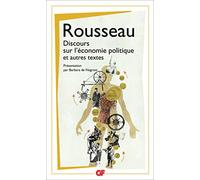Discours sur l'économie politique et autres textes - Jean-Jacques Rousseau - Flammarion - broché - Essai