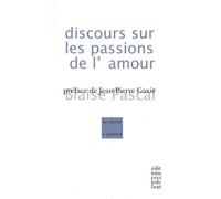 Discours Sur Les Passions De L'amour
