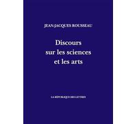 Discours sur les sciences et les arts